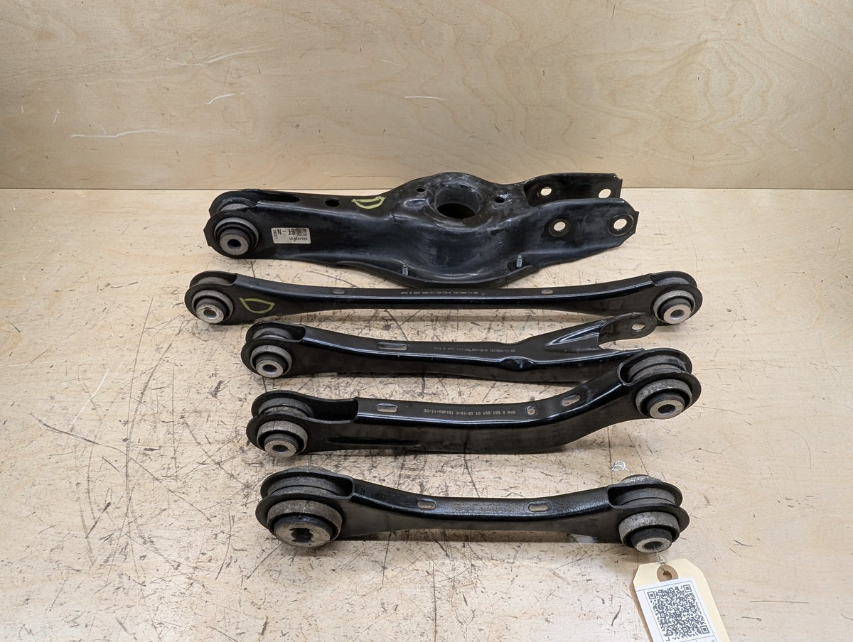 19-26 OEM BMW G20 G22 G23 G26 G42 Rear Left Driver Upper Lower Control Arm SET