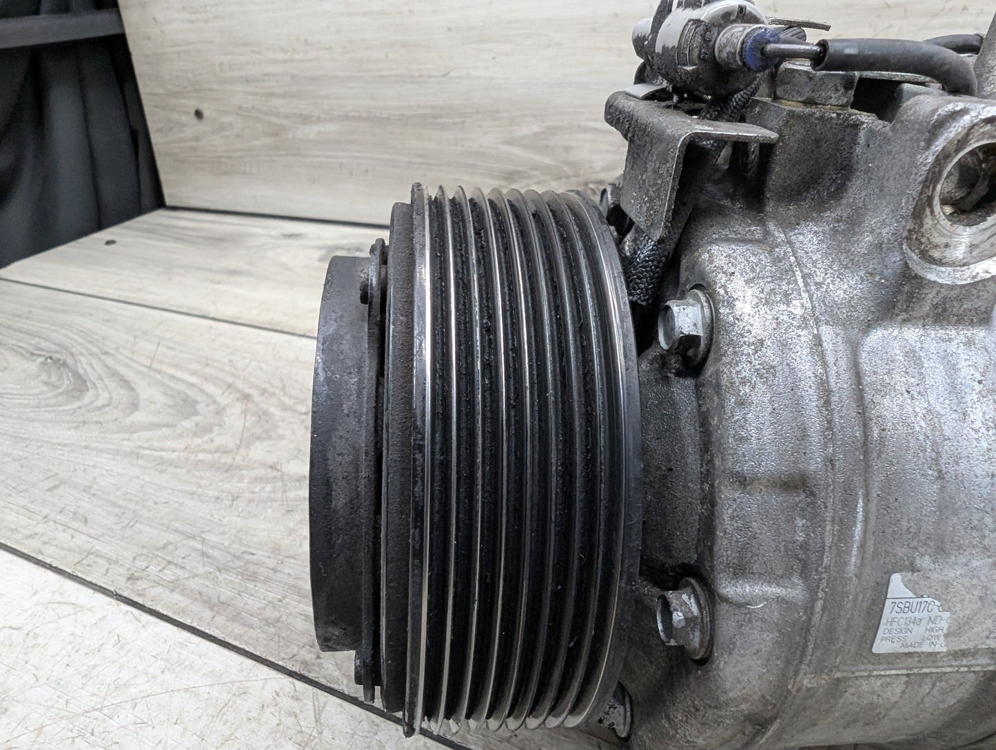 OEM BMW F02 F10 F15 F30 F32 F33 F36 AC Compressor Clutch A/C Pump W/ Pulley N55