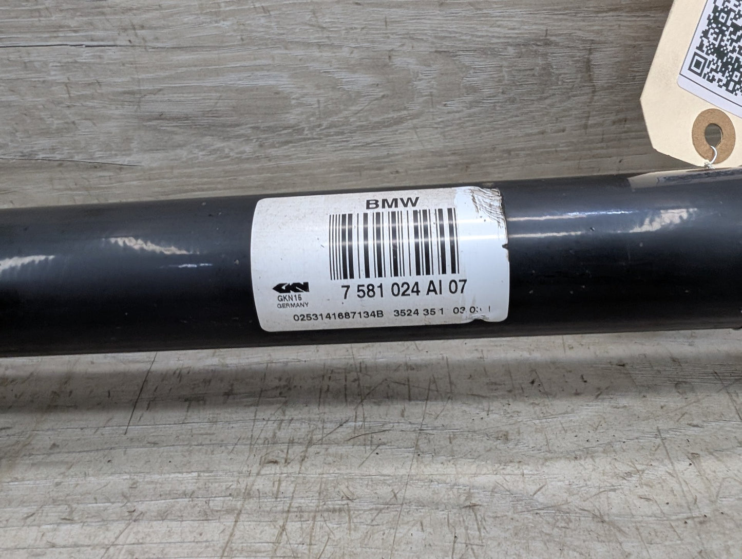 2011-2016 BMW 535i F10 Rear Right Passenger Half Shaft Output CV Axle 7581024