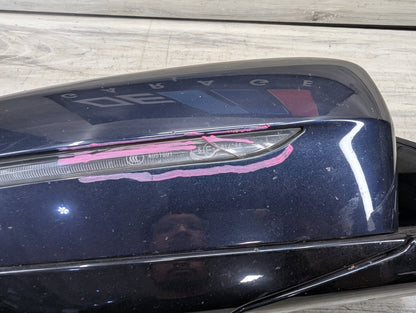 NOTE* OEM BMW G30 540 M550 Right Passenger Side Mirror Blind Spot SHADOW GLOSS