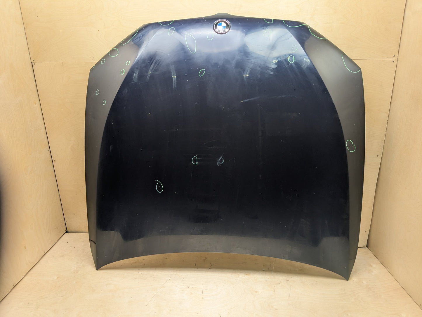 17-23 OEM BMW G30 G31 530 540 M550 Hood Panel Bonnet Blue A89