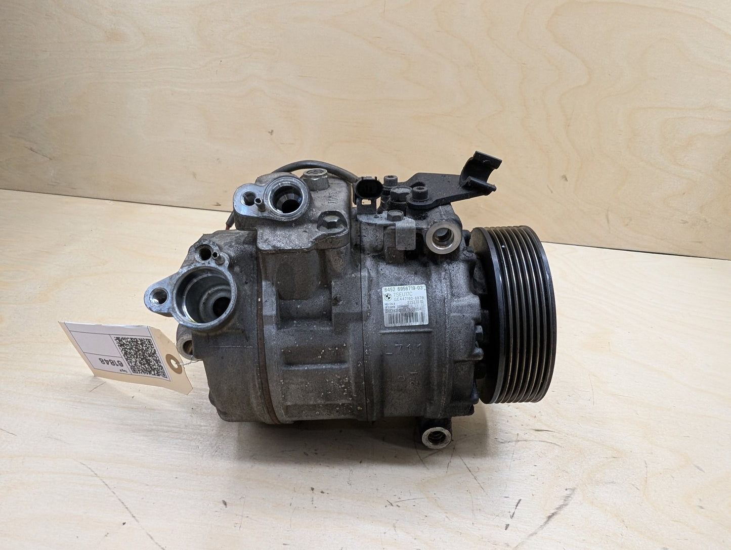 OEM BMW E82 E88 E89 E90 E92 E93 335 AC Compressor Clutch A/C Pump Pulley N54 N55