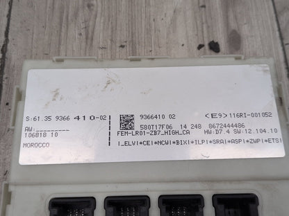 2012-2018 BMW 335i F30 Bdc Body Domain Fem Control Module w/ Key 9366410