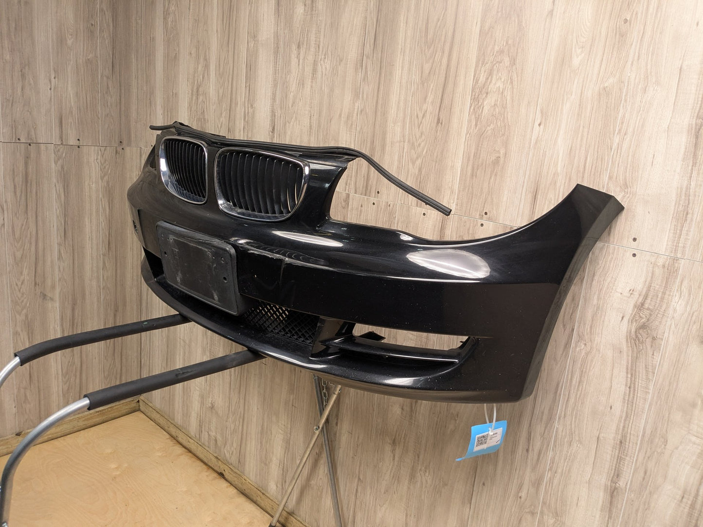 2008-2013 BMW 128i 135i E82 E88 BASE Front Bumper Cover Black SCHWARZ II (668)
