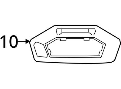 OEMM BMW F91 G14 G23 G29 G83 Z4 M4 M8 Interior Courtesy Roof Dome Light Module