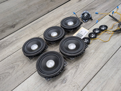 OEM BMW F30 F32 F82 M4 G12 Sound System Speaker Subwoofer HARMAN KARDON SET