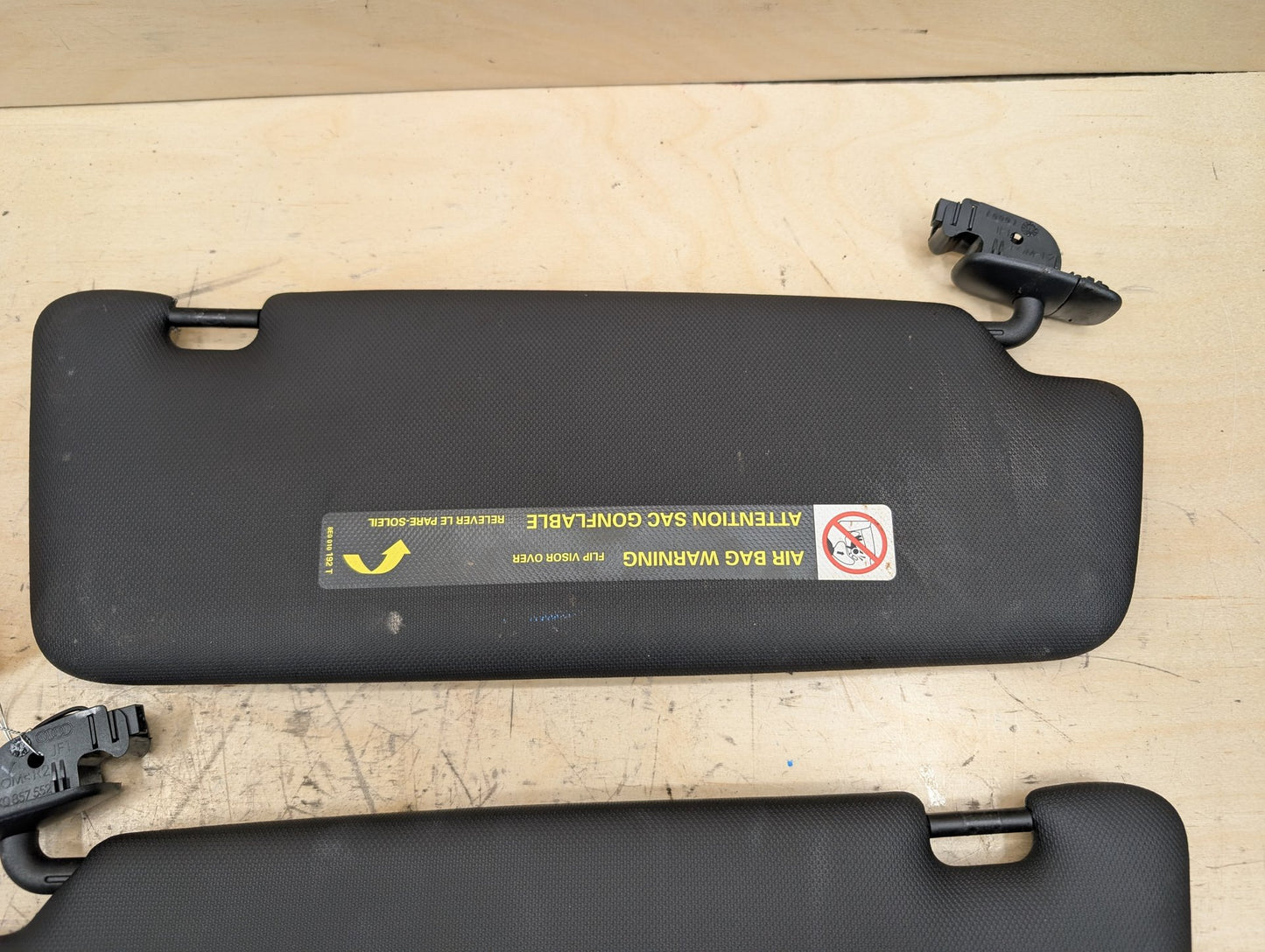 2011-2017 Audi RS5 8T Front Left Right Sun Visor SET 8K0857552