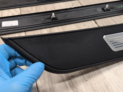 2011 - 2016 BMW 535i F10 Front Rear Left Right Scuff Plate Door Sill SET 8050054 N55B30A