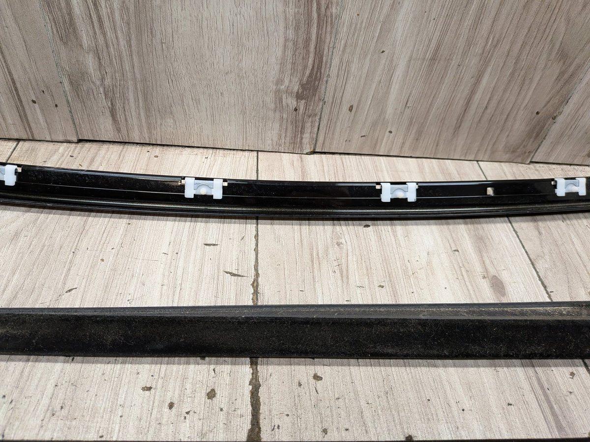 2004-2010 BMW M6 E64 Front Rear Left Right Door Gloss Shadow Line Trim Moldings SET 7905425 OEM