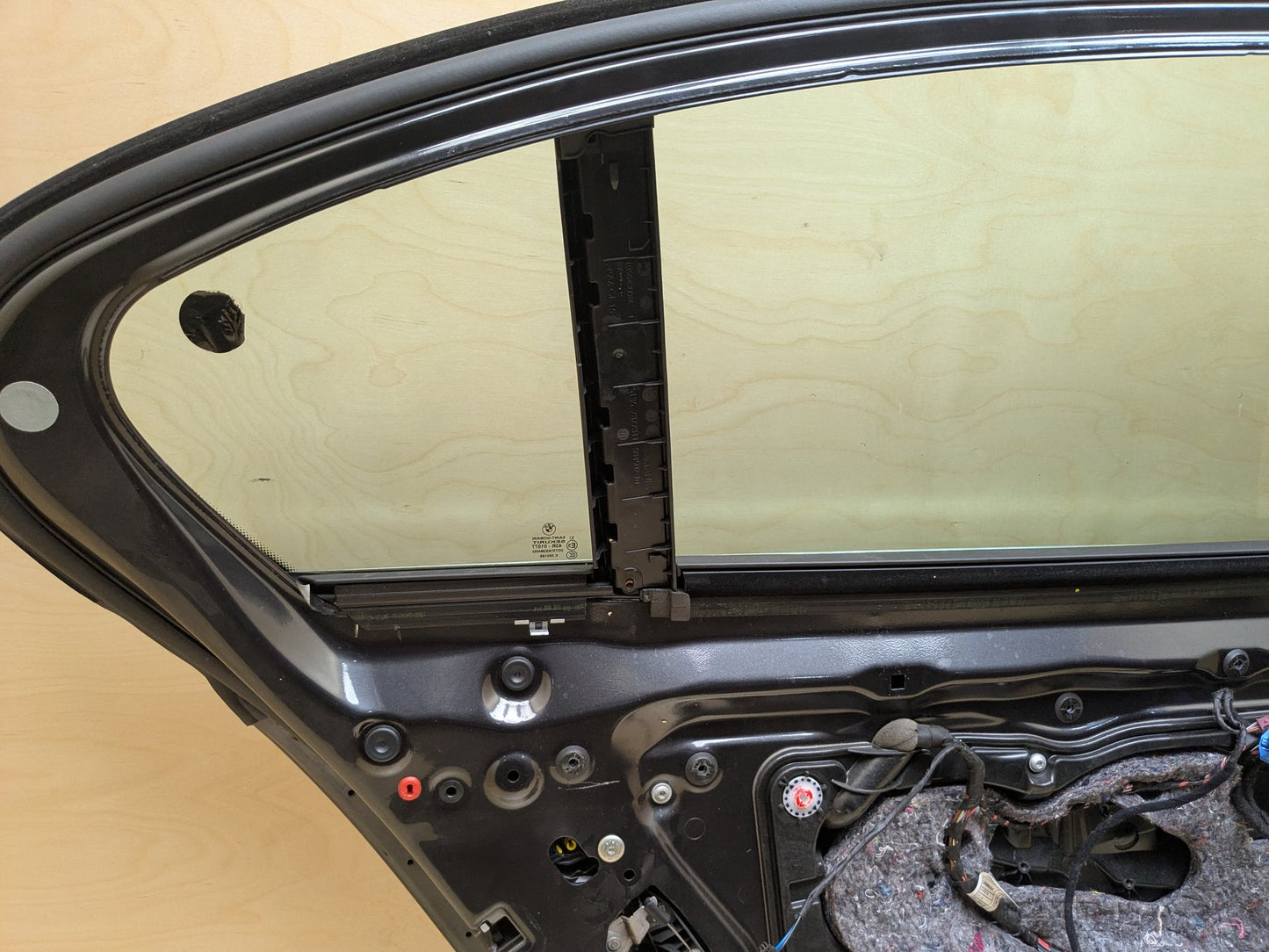 OEM BMW G11 G12 740 750 Rear Left Driver Aluminum Door Shell Panel Gray