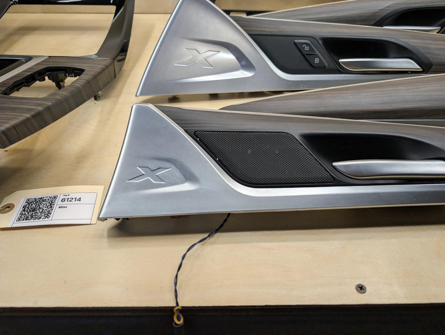 2018-2024 BMW X3 G01 - Front Rear Left Right Interior Wood Trim SET PN: 7410289