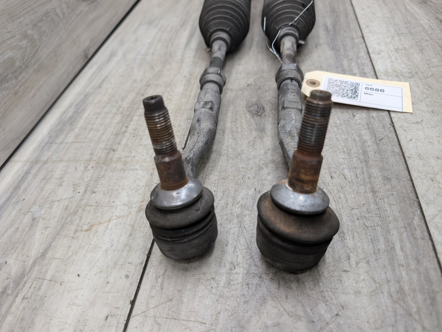 OEM BMW F02 F06 F10 F13 528 640 750 Left Right Inner Outer Tie Rods w Boot PAIR