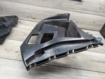 2015 - 2019 BMW X6 F86 Rear Left Driver Bumper Support Brackets SET 8056481 S63B44T2