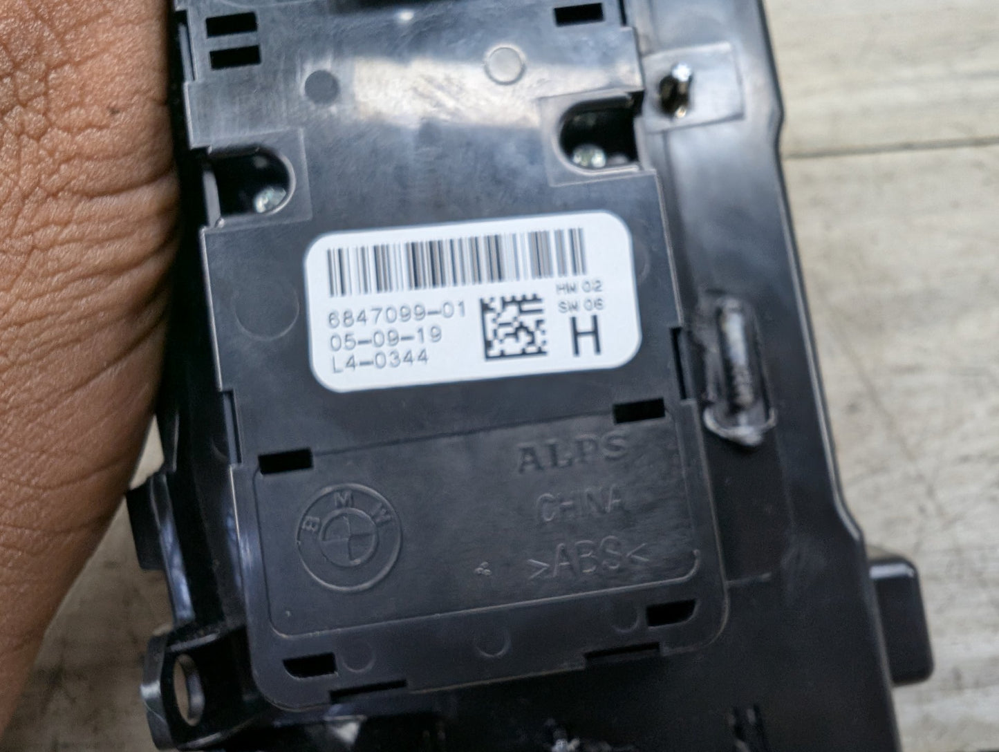OEM BMW G01 G02 G20 X3 X5 X7 F90 M5 Front Driver Main Master Power Window Switch