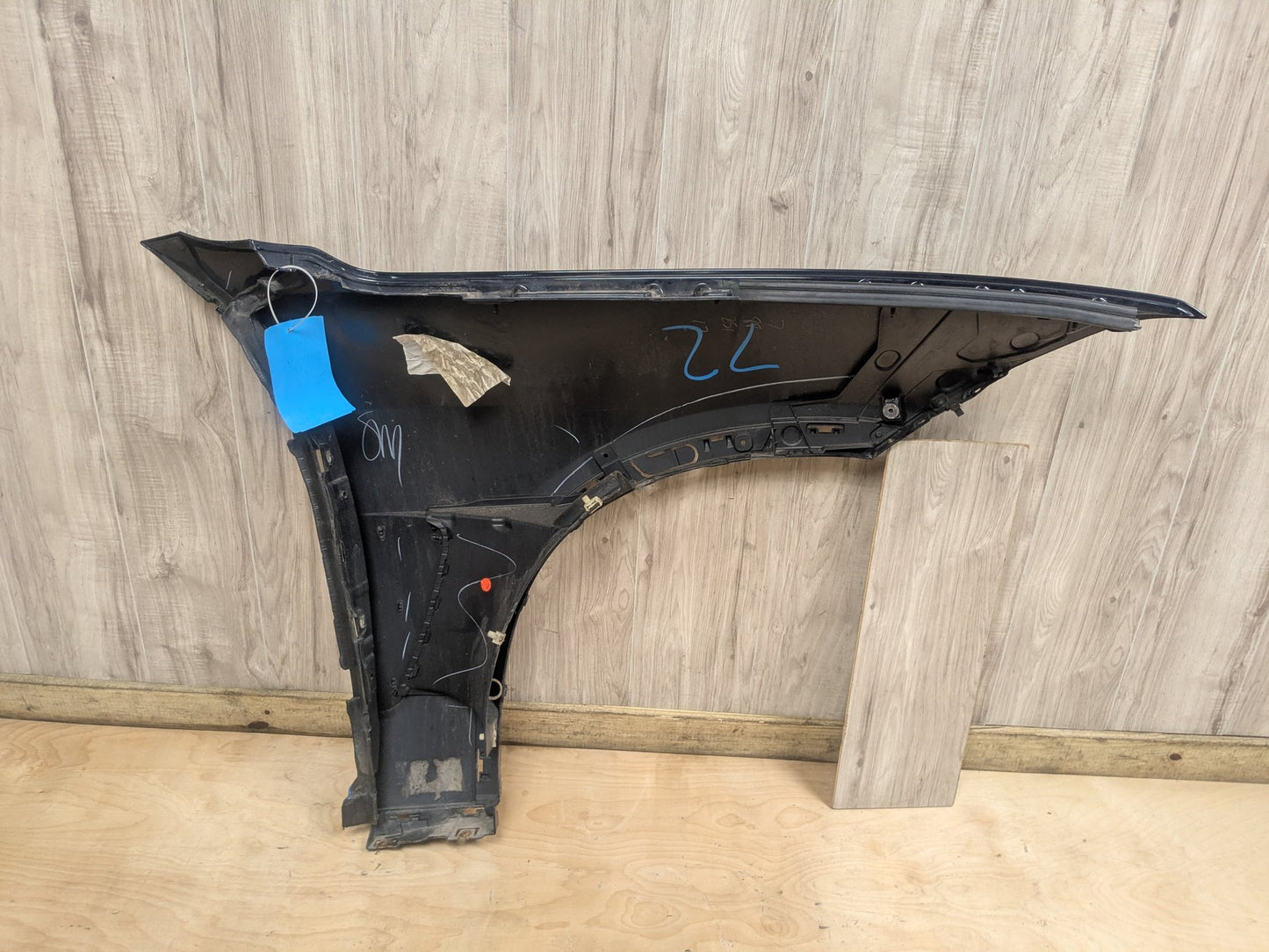 2015-2018 BMW X5 F85 Front Left Driver Fender Panel Black 416