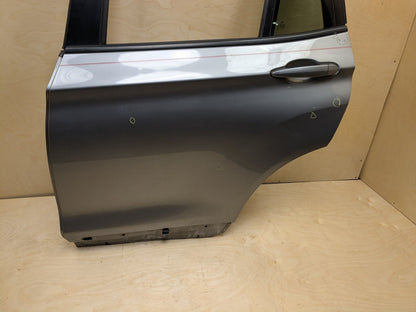 2011-2017 BMW X3 F25 Rear Left Driver Door Shell Panel 7238695 N20B20A Grey A52