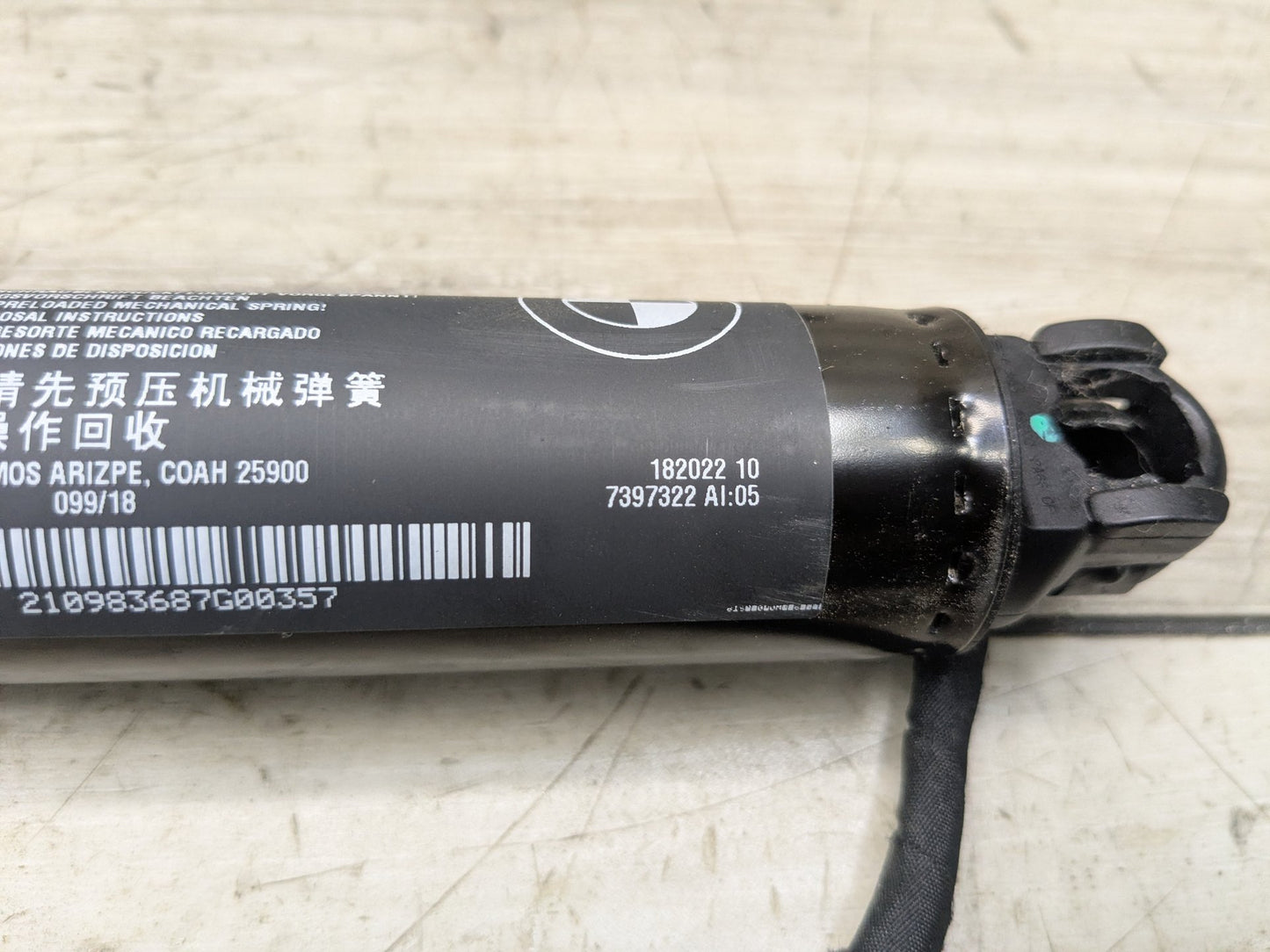 2018 - 2023 BMW X3 G01 Rear Left Right Liftgate Trunk Lid Strut Shock Supports SET 7397319 B58B30M0