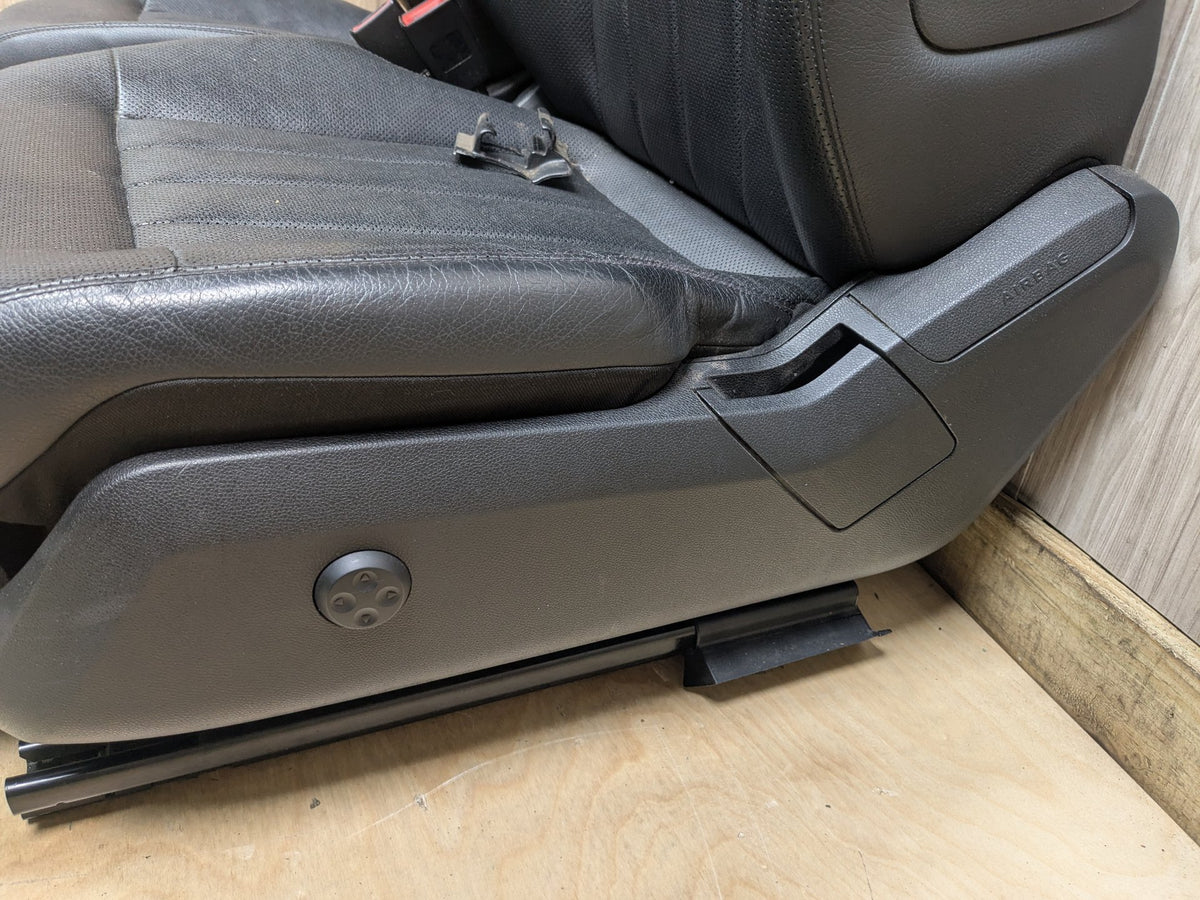 10-13 Mercedes-Benz E550 W212 Front Driver Passenger Seat Assemblys SET Black