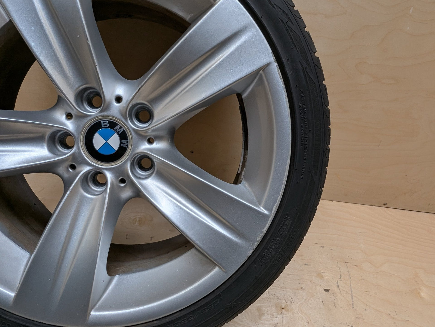 06-13 OEM BMW E90 E92 E93 328 335 Wheel Rim 18x8.5" ET:37 Star Spoke Style 189