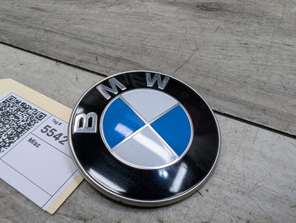OEM BMW E90 F02 F22 F30 F32 F36 F80 F87 M3 M4 Rear Trunk Lid Round Emblem 74mm