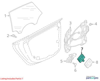 18-24 OEM Audi A4 A5 S4 S5 Rear Left or Right Door Control Module 4M0959795H