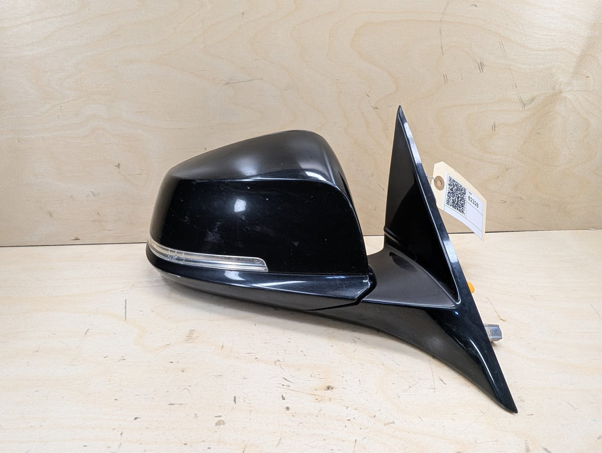 OEM BMW F30 328 330 335 340 Left Driver Side Mirror Heated Auto Dip SHADOW GLOSS