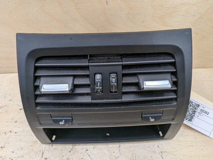2010-2017 BMW 535i GT xDrive F07 Rear Center Console Air Vent Grille 9181094 OEM