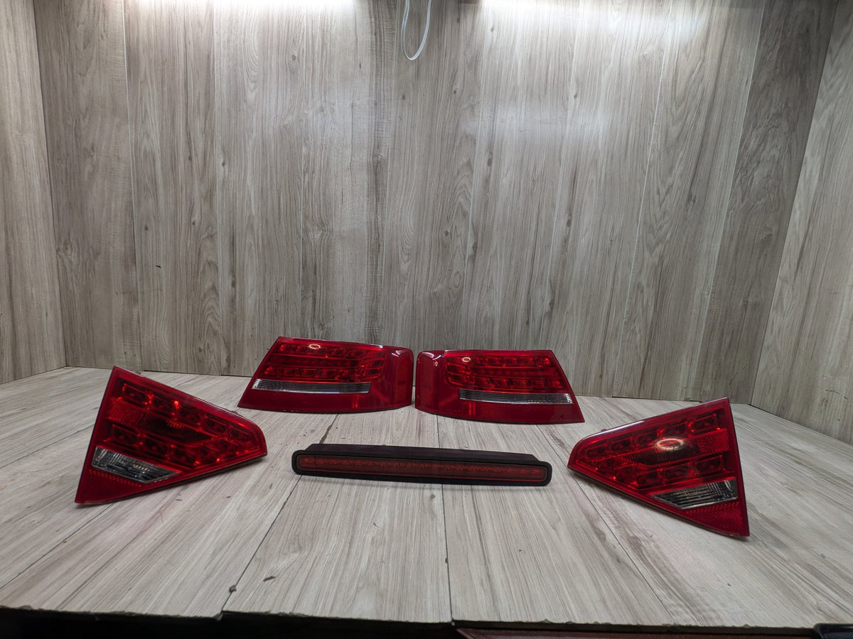 08-12 OEM Audi A5 S5 Rear Left Right Center Outer Inner Tail Lights SET 8T0945093B