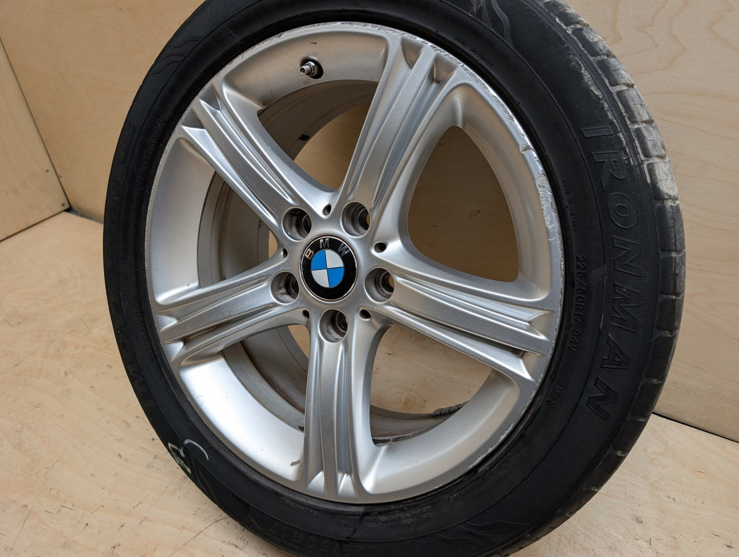 OEM BMW F30 F32 F33 F36 328 335 428 Wheel Rim 17x7.5 ET:37 Star Spoke Style 393