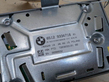 2012-2018 BMW 320i F30 Stereo Audio Amp Amplifier 9334716