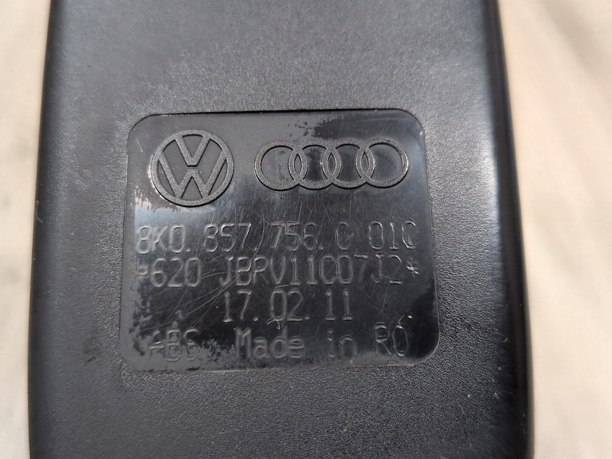 2008-2017 Audi S5 8T Front Right Passenger Seatbelt Seat Belt Buckle 8K0857756C OEM