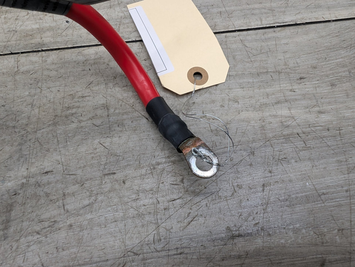 06-13 OEM BMW E88 E90 E92 M3 335 Battery Plus Pole Terminal Positive Red Cable