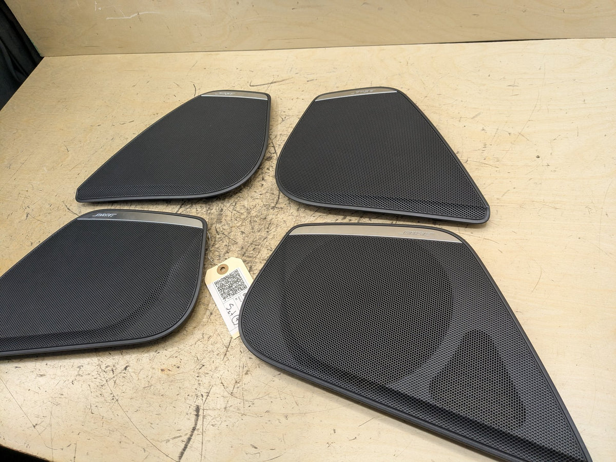 12-18 OEM Audi A6 C7 Front Rear Left Right Door Speaker Grille Cover SET