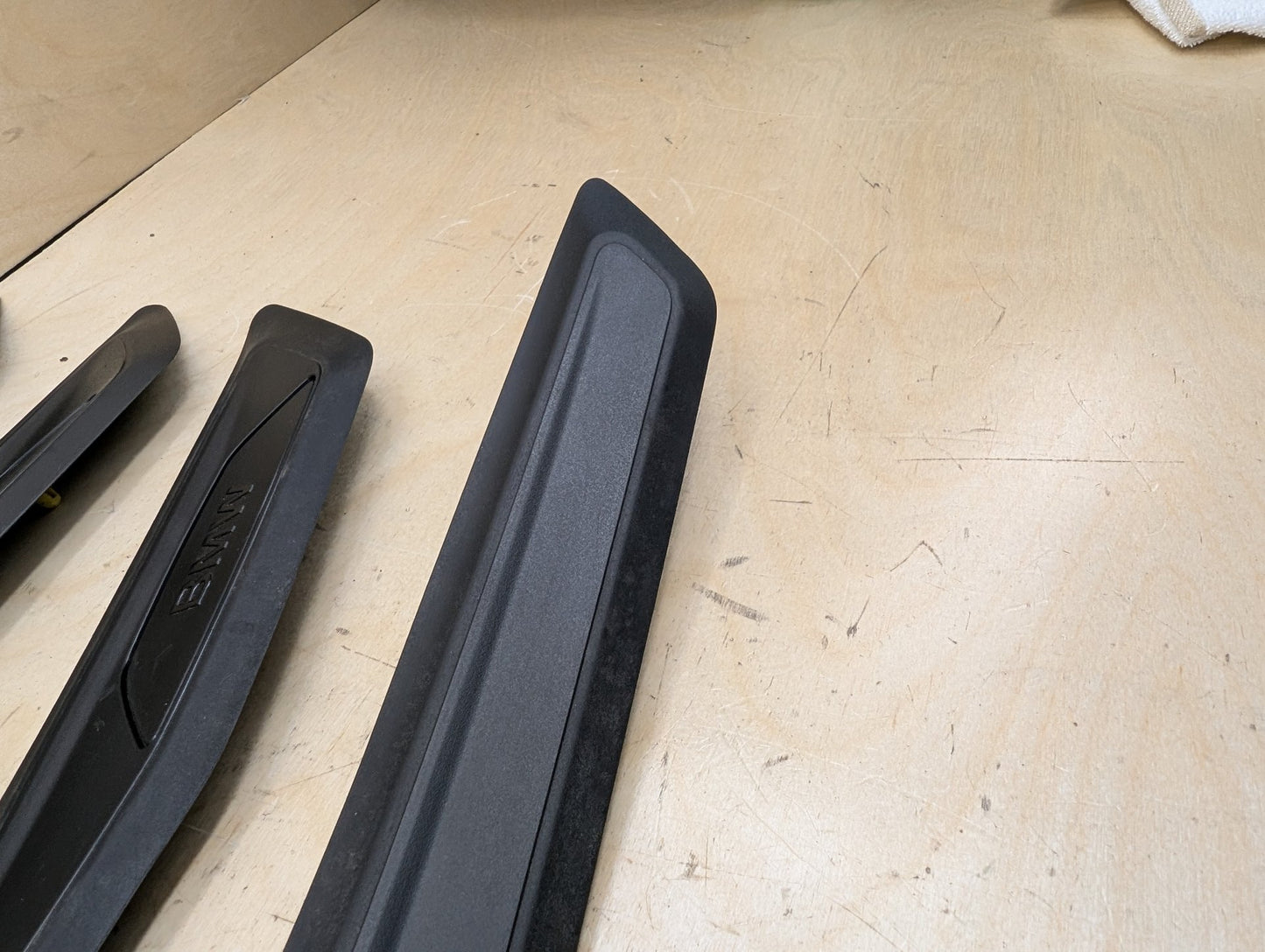 2012-2018 BMW 328i F30 Front Rear Left Right Scuff Plate Door Sill SET 7263315