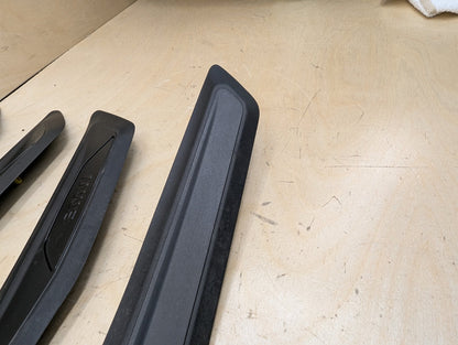 2012-2018 BMW 328i F30 Front Rear Left Right Scuff Plate Door Sill SET 7263315