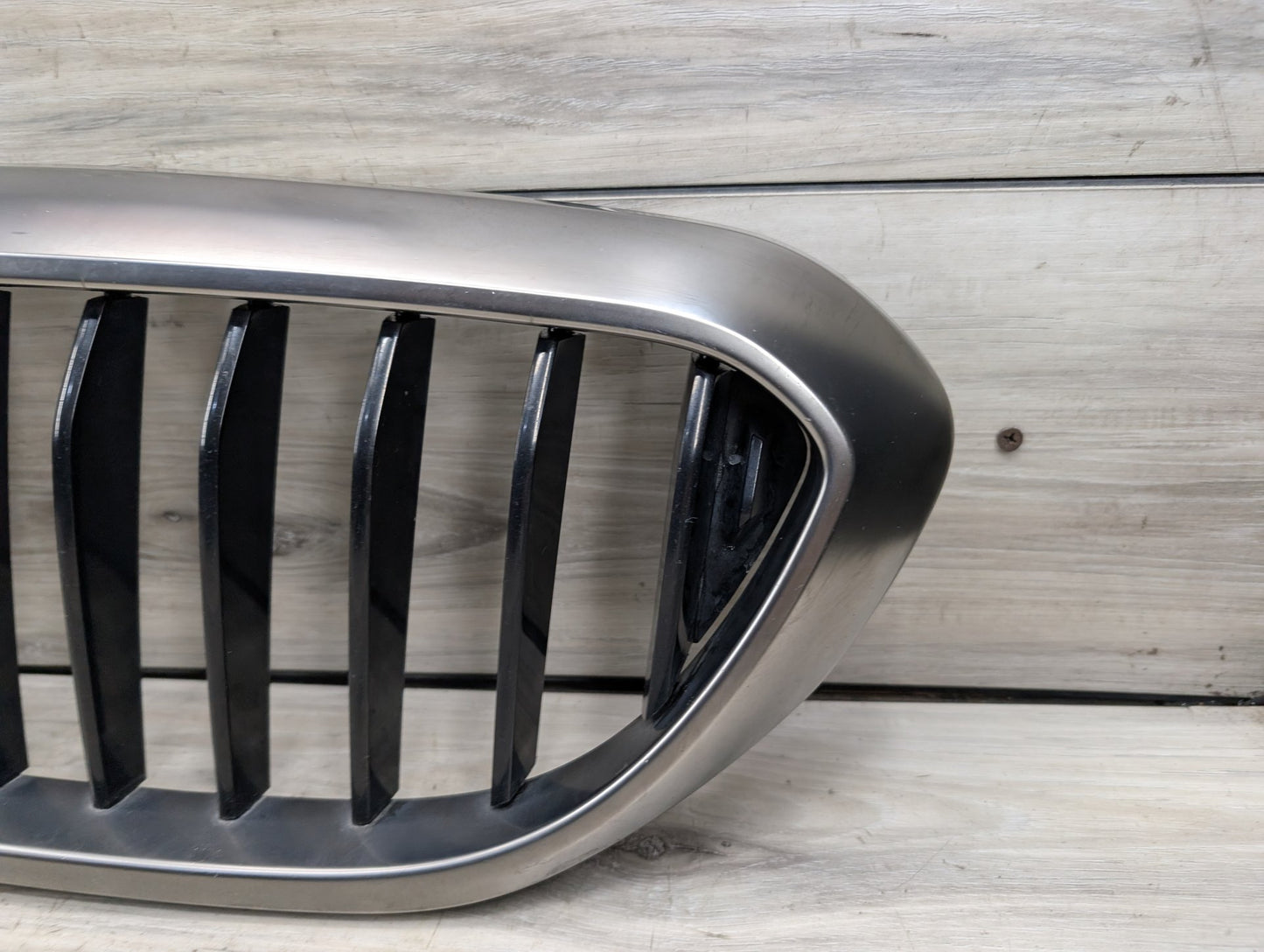 2017-2023 BMW M550i xDrive G30 Front Left Right Upper Bumper Cover Kidney Grilles SET 7383520