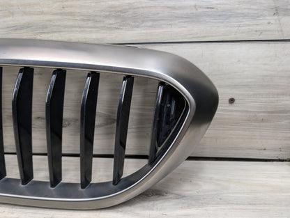 2017-2023 BMW M550i xDrive G30 Front Left Right Upper Bumper Cover Kidney Grilles SET 7383520