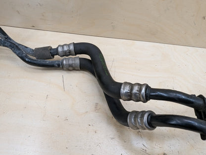 2012-2018 BMW F30 335i N55B30M0 Engine Oil Cooler Line Return Flow SET 7639449