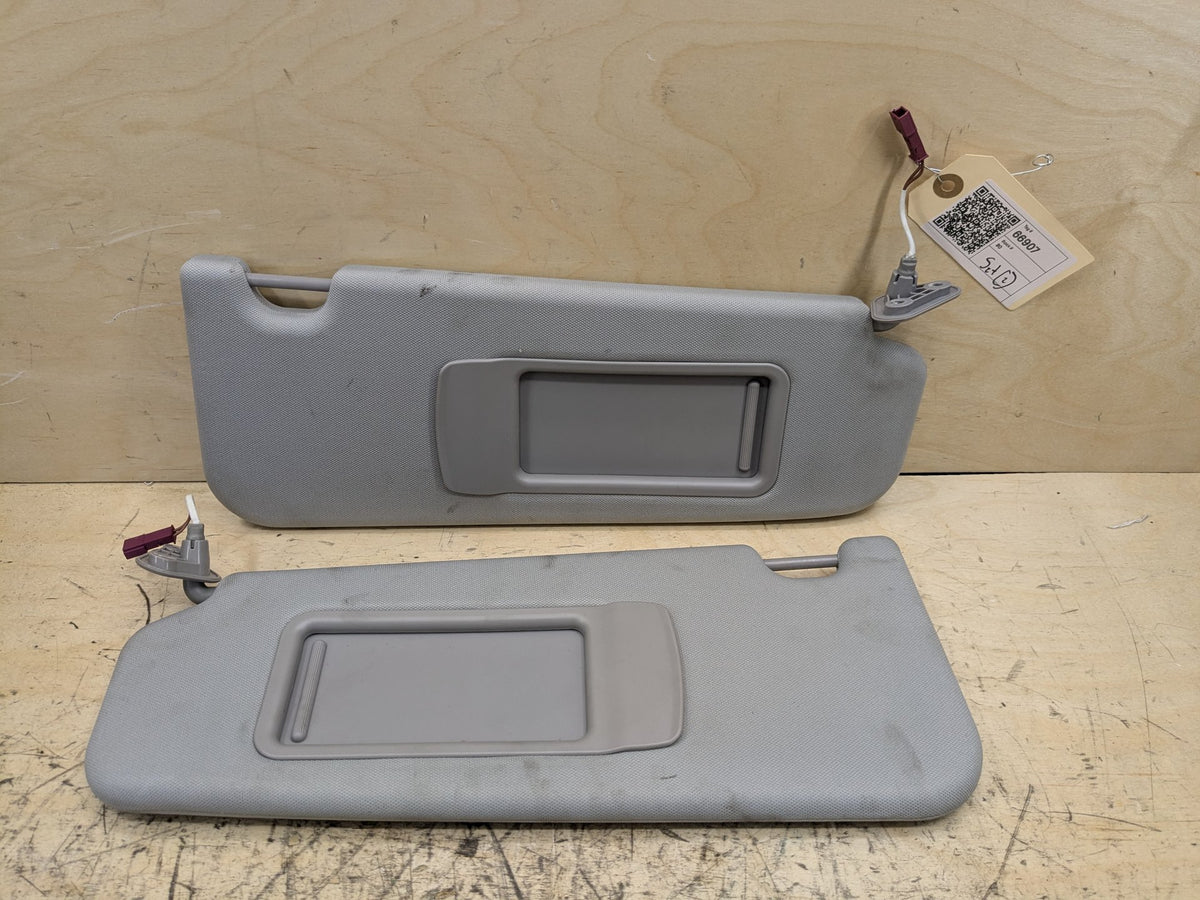 2007-2013 BMW 335i E92 Front Left Right Sun Visor SET 6957369 OEM
