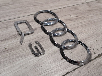15-19 OEM Audi Q3 Emblem Badge Symbol Logo Chrome SET