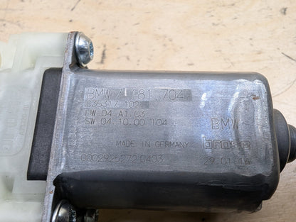 OEM BMW G01 G12 740 750 M760 REAR RIGHT PASSENGER Door Window Regulator Motor
