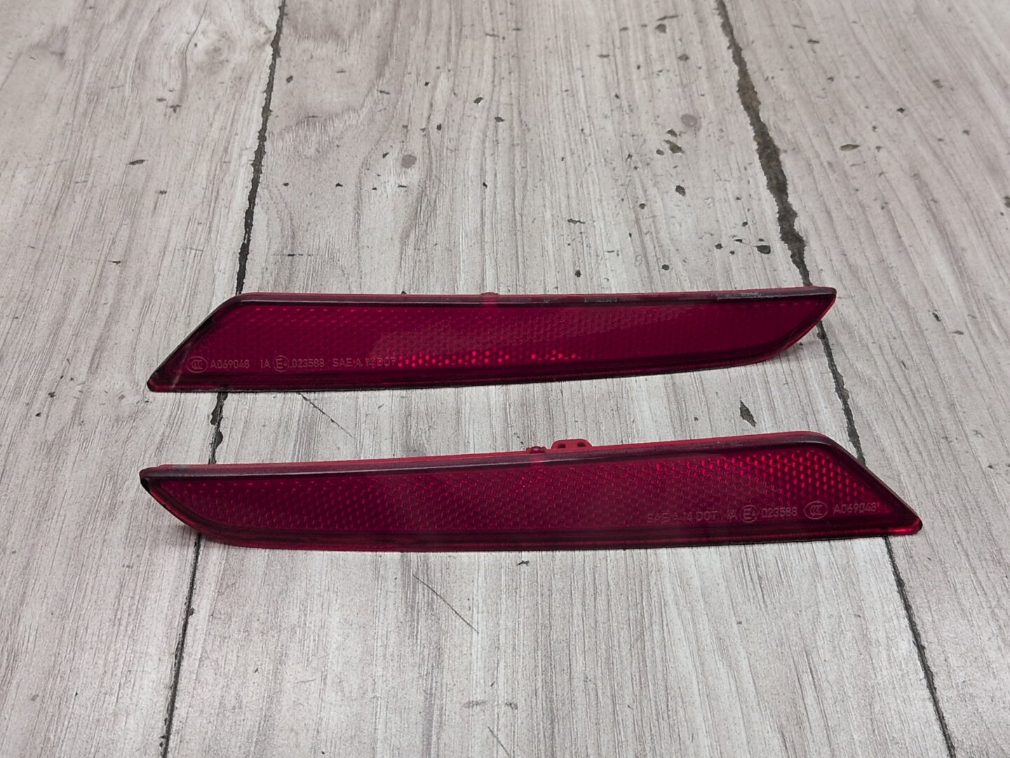 2016-2022 BMW 750i G12 Rear Left Right Bumper Reflectors SET 8063197 OEM