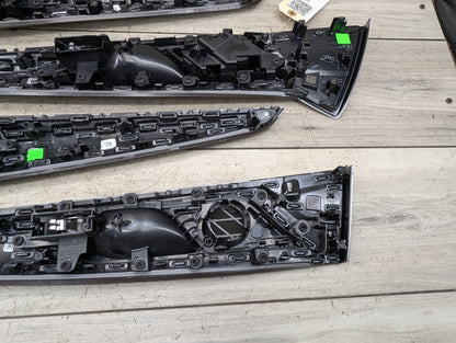2018 - 2024 BMW X3 G01 Front Rear Left Right Exterior Door Trim Molding SET  B58B30O1