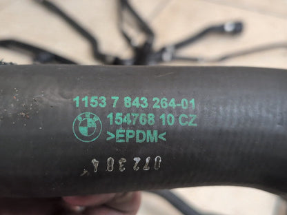 2012-2018 BMW F06 M6 Engine Radiator Cooling Coolant Pipe Hoses SET 7843264