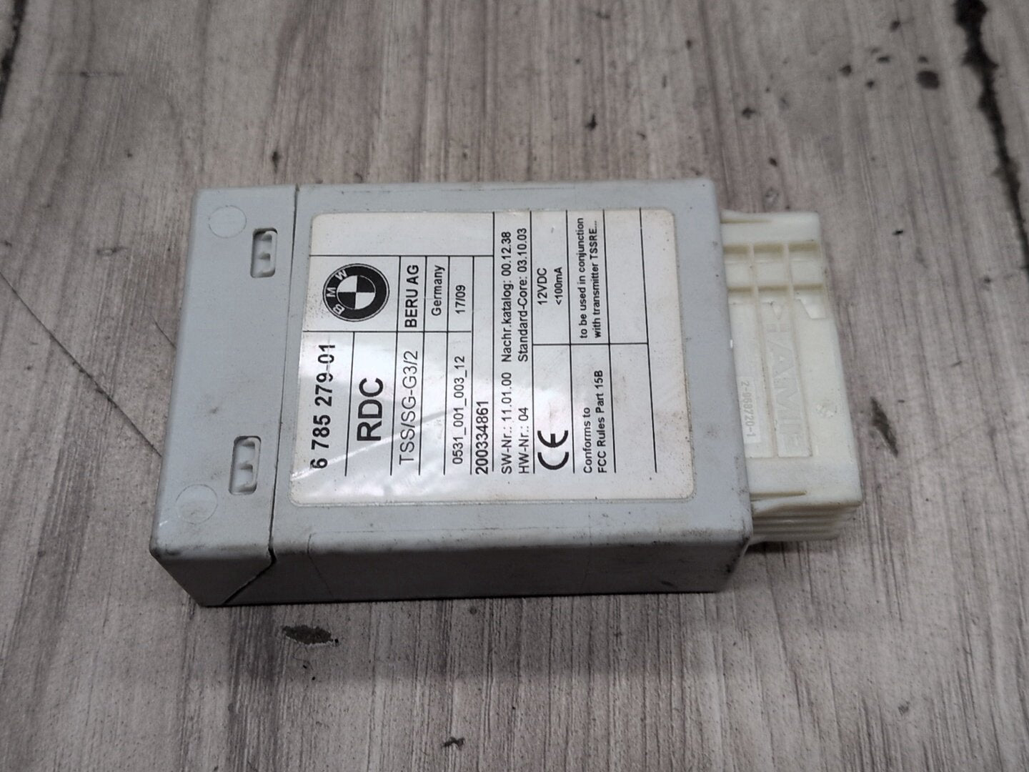 OEM BMW E60 E70 E82 E90 E92 E93 X5 M3 Tire Pressure Control Module Unit TPMS RDC