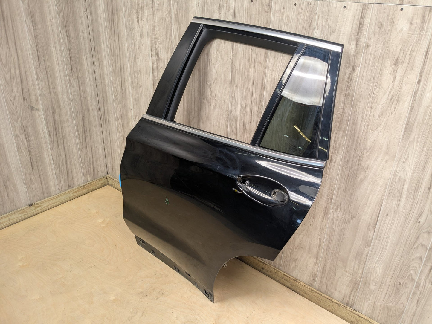 18-24 OEM BMW F97 G01 X3 X3M Rear Left Driver Side Door Shell Panel Black