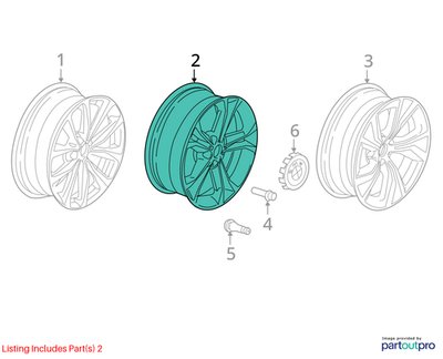 18-24 OEM BMW G01 G02 X3 X4 Wheel Rim 18x7 ET22 LA Rad Doppelspeiche Style 688