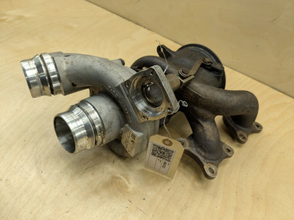 19-23 OEM BMW G05 G06 G07 G12 G16 G30 Turbo Charger 2 PORT w/ Manifold B58