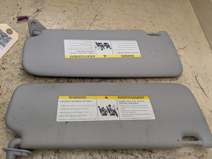 2007-2013 BMW 328i E92 Front Left Right Sun Visor SET 7252083 OEM