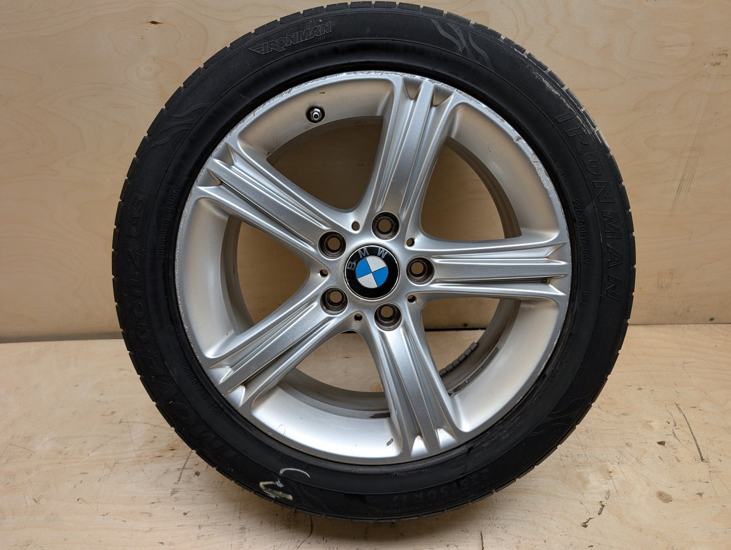 OEM BMW F30 F32 F33 F36 328 335 428 Wheel Rim 17x7.5 ET:37 Star Spoke Style 393
